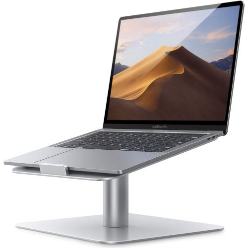  [아마존베스트]Swivel Laptop Stand, Lamicall Laptop Riser - [360-Rotating] Ergonomic Aluminum Computer Desk Holder Compatible with MacBook, Air, Pro, Dell XPS, HP, Lenovo and More 10 - 17.3 Noteb