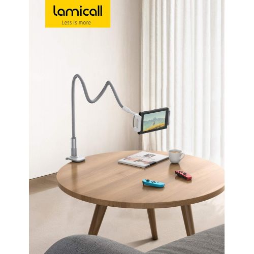  [아마존베스트]Lamicall Gooseneck Tablet Stand for iPad and Smartphones