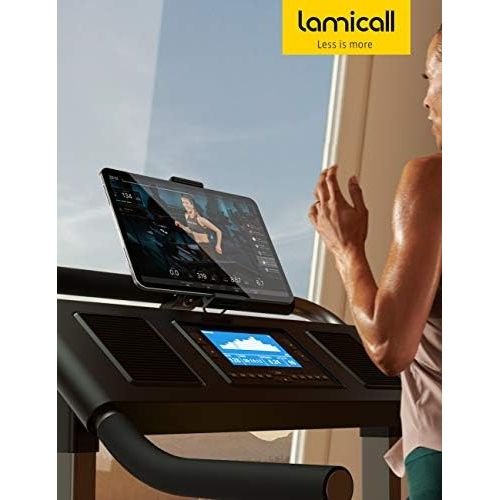  [아마존베스트]Lamicall Treadmill Tablet Holder, Exercise Bike Tablet Holder, Spinning Indoor Treadmill Bicycle Holder Handlebar for 2020 iPad Pro 9.7, 10.5, 12.9, Air Mini 2 3 4, and Tablet with