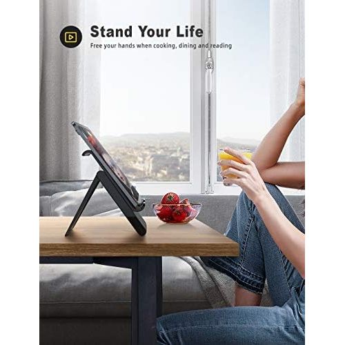  [아마존베스트]Lamicall Tablet Stand Adjustable Tablet Stand  Foldable Holder, Holder, Dock for 2020 iPad Pro 9.7, 10.2, 10.5, iPad Air 2 3 4, iPad Mini 2 3 4, Samsung Tab, Other Tablet 5 - 13 I