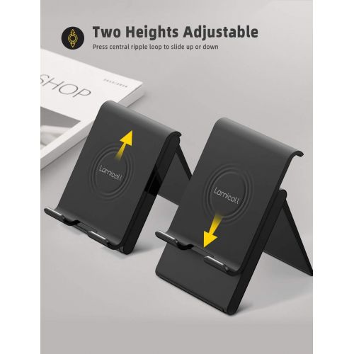  [아마존베스트]Lamicall Tablet Stand Adjustable Tablet Stand  Foldable Holder, Holder, Dock for 2020 iPad Pro 9.7, 10.2, 10.5, iPad Air 2 3 4, iPad Mini 2 3 4, Samsung Tab, Other Tablet 5 - 13 I