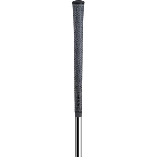  Lamkin UTx Cord Golf Grips, Swinging Grips, with Lamkins Tri-Layer Technology, Solid Gray