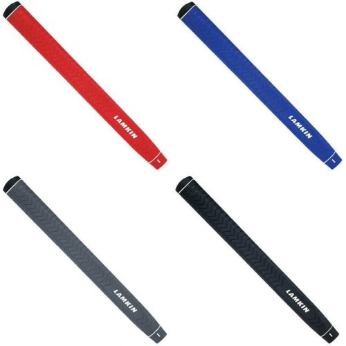  Lamkin Deep Etched Paddle Putter Golf Grip, Red, Standard