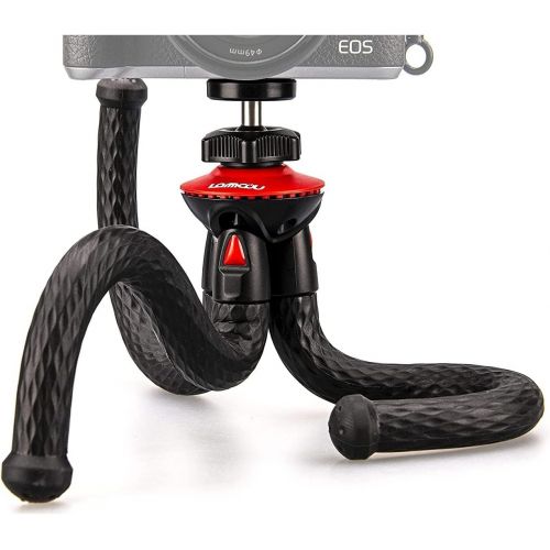  Lammcou Flexible Camera Tripod Vlogging Bendable Travel Octopus Gorilla Portable Mini Tripods for Action Camera Cell Phone