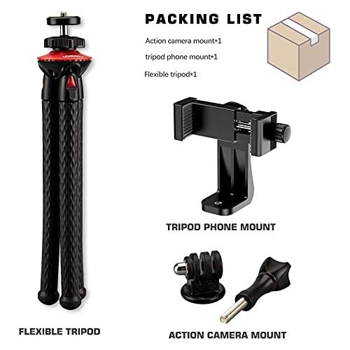  [아마존베스트]Lammcou Gorillapod iPhone Tripod Camera Tripod Mini Flexible Tripod Photo Tripod Flexible Small Travel Tripod Travel Tripod