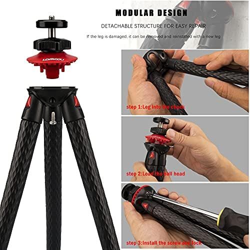  [아마존베스트]Lammcou Gorillapod iPhone Tripod Camera Tripod Mini Flexible Tripod Photo Tripod Flexible Small Travel Tripod Travel Tripod