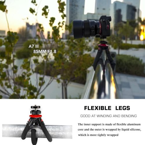  [아마존베스트]Lammcou Gorillapod iPhone Tripod Camera Tripod Mini Flexible Tripod Photo Tripod Flexible Small Travel Tripod Travel Tripod