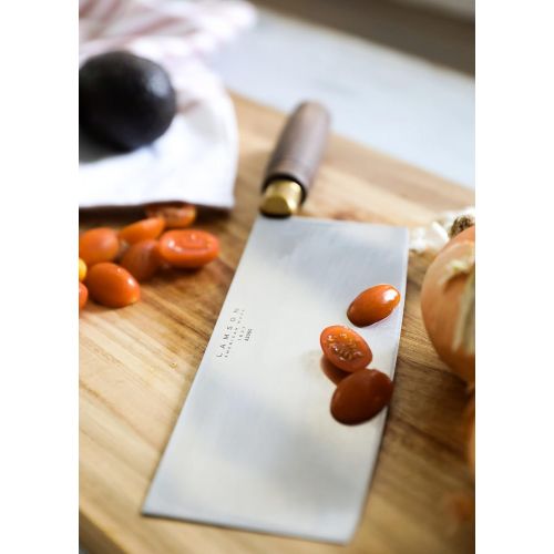  Lamson Chinese Vegetable Cleaver, Walnut Handle, 12.25