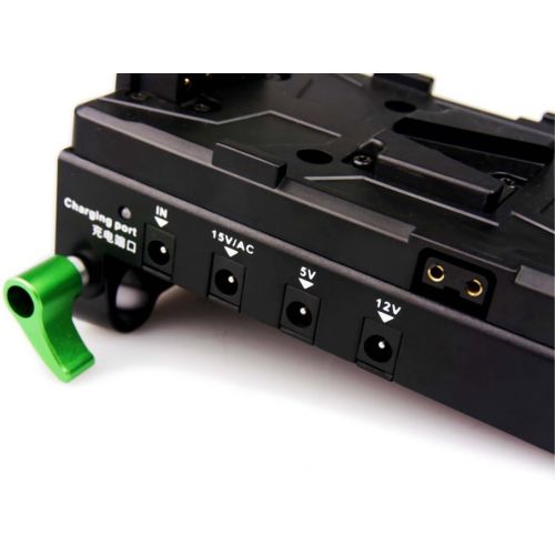  LanParte Lanparte VBP-01 SONY V-Mount Battery Pinch with HDMI Splitter, Multiple Power Ports, V-Lock (Black)