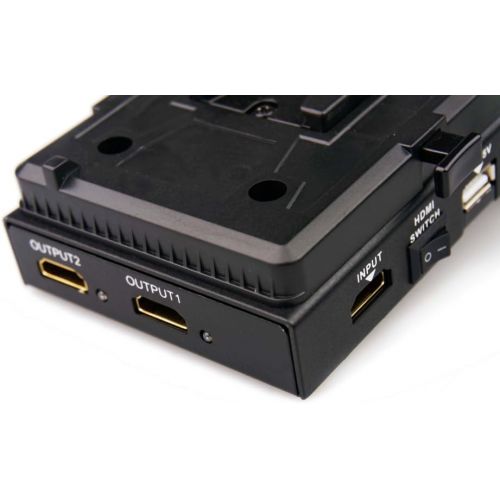  LanParte Lanparte VBP-01 SONY V-Mount Battery Pinch with HDMI Splitter, Multiple Power Ports, V-Lock (Black)