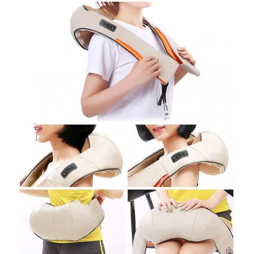  LANA Neck Massager,Shiatsu Back Shoulder Massager With Heat And Timing Function - Electric Deep Tissue 3D Kneading Massage For Neck, Back, Shoulders, Foot, Legs - Muscle Pain Relie