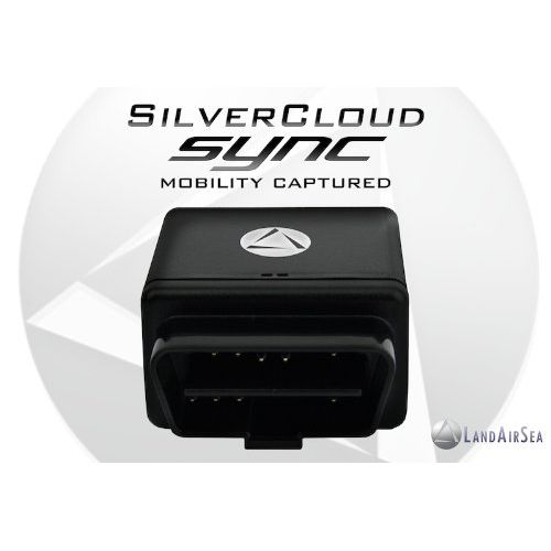  LandAirSea 3000 Silver Cloud SYNC OBD ll Port GPS Vehicle Tracking Device