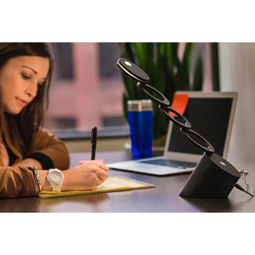  Skaela: an Artistic LED Desk Light/Night Light/Mood Light Designed by Landlite (Pewter Finish & Warmwhite Light)