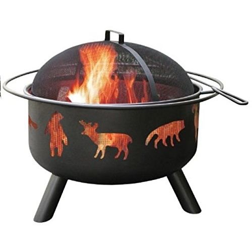  Landmann USA 28347 Big Sky Fire Pit, Wildlife, Black ;PMN#4534TG48 3464YHREx51