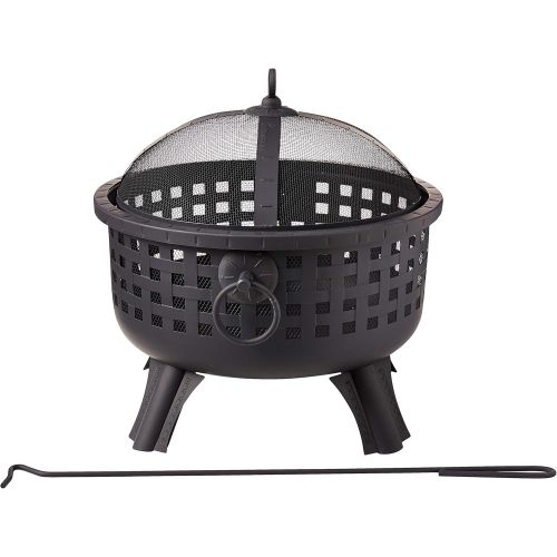  Landmann 26364 23-12-Inch Savannah Garden Light Fire Pit, Black