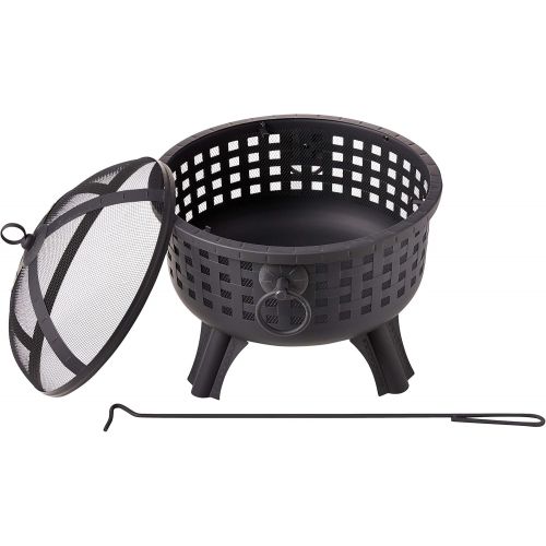  Landmann 26364 23-12-Inch Savannah Garden Light Fire Pit, Black