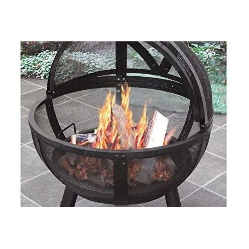  Landmann USA 28925 Ball of Fire Outdoor Fireplace, Black