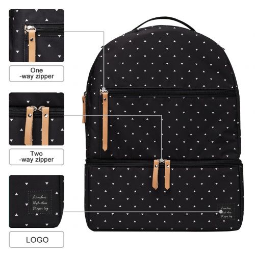  Landuo Diaper Bag Multi-Function Waterproof Travel Backpack Nappy Bags for Baby Care, Large...