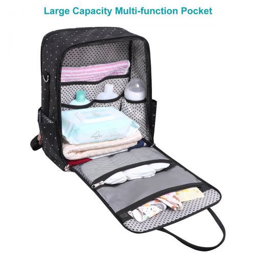  Landuo Diaper Bag Multi-Function Waterproof Travel Backpack Nappy Bags for Baby Care, Tote...