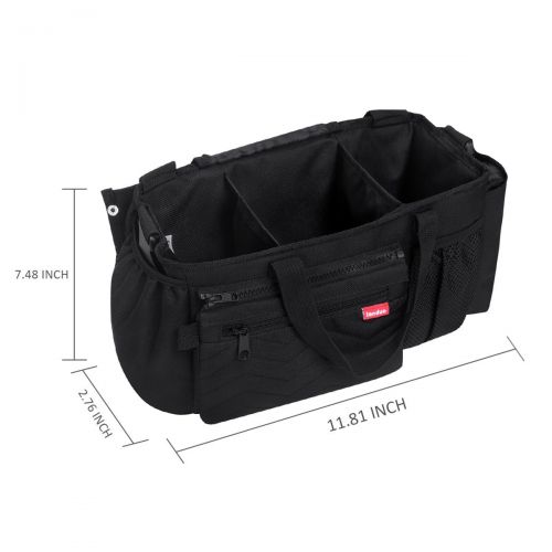  Landuo Diaper Bag Insert Organizer for Stylish Moms, Black, 12 Pockets, Turn Your Favorite Tote Bag into A...