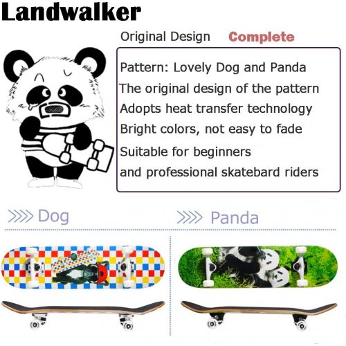  Landwalker Pro Cruiser Complete Girl Skateboard 31x8 Inch Skateboards cheap skateboard