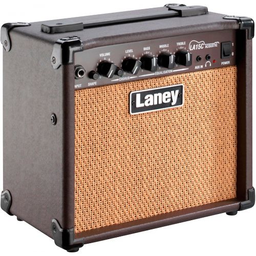  Laney},description:The Laney LA15C is a compact, plug-and-play practice amplifier designed specifically for acoustic instruments.Simple to UseThe LA15 is a simple-to-use and compac