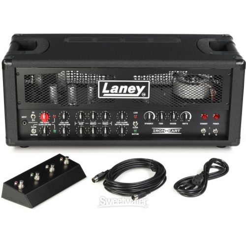  Laney Black Country Customs Ironheart IRT60H 60-watt Tube Head and 1 x 12-inch Cabinet