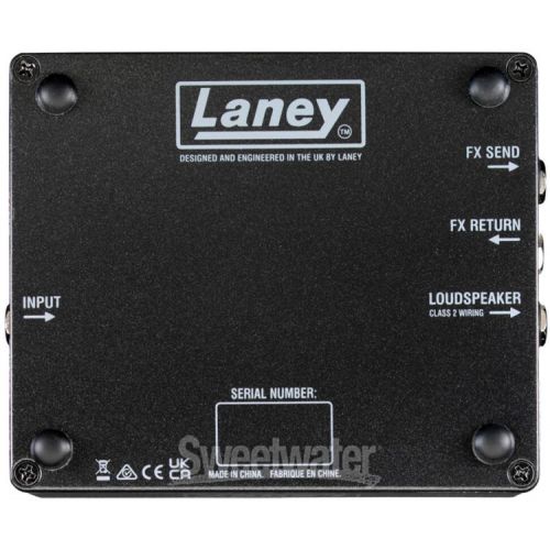  Laney Foundry Series Ironheart Loudpedal 2-channel Power Amp Pedal with Boost