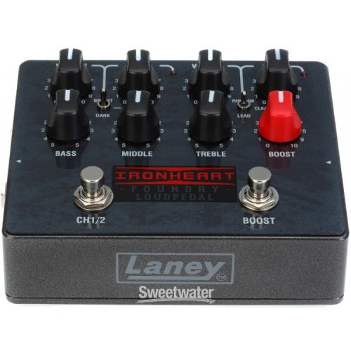  Laney Foundry Series Ironheart Loudpedal 2-channel Power Amp Pedal with Boost