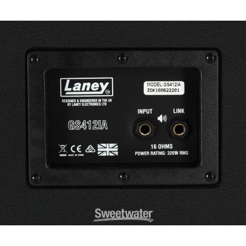  Laney GS412IA 4 x 12-inch 320-watt 16-ohm Angled Cabinet Demo