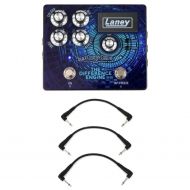Laney Black Country Customs The Difference Engine Digital Delay Pedal with 3 Patch Cables