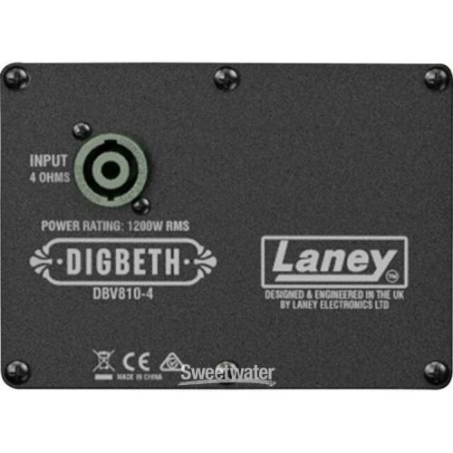  Laney Digbeth DBV810-4 1,200-watt 8 x 10-inch Bass Cabinet