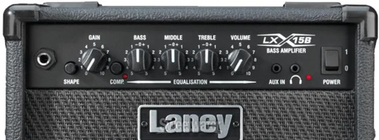  Laney LX15B 2 x 5-inch 15-watt Bass Combo Amp