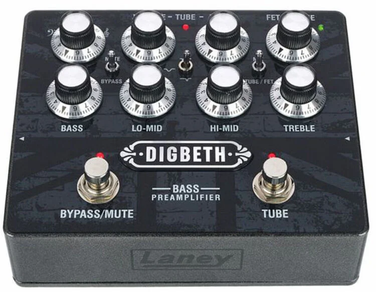  Laney Digbeth DB-Pre Bass Preamp Pedal Demo