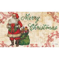 Lang 3210047 Merry Christmas Door Mat by Tim Coffey, 30 x 18