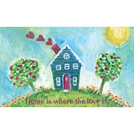 Lang 3210028 Loving Home Door Mat by Wendy Bentley, 30 x 18
