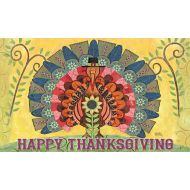 Lang 3210074 Thanksgiving Door Mat by Wendy Bentley, 30 x 18