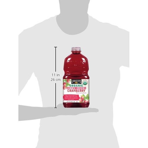  Langers 100% Organic Juice, Cranberry, 64 Ounce (Pack of 8)