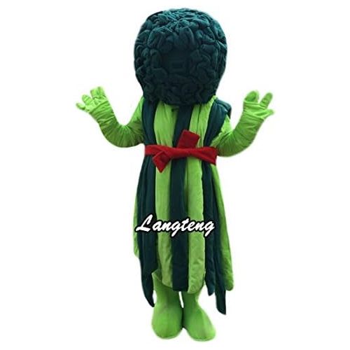  Vegetable Broccoli Mascot Cartoon Costume Langteng