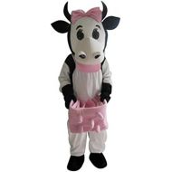 Dairy Cow Mascot Costume Character Adult Sz Langteng
