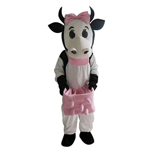 Dairy Cow Mascot Costume Character Adult Sz Langteng
