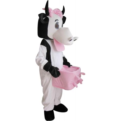  Dairy Cow Mascot Costume Character Adult Sz Langteng