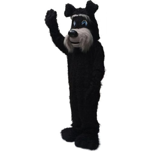  Langteng Black Schnauzer Terrier Dog Mascot Costume Real Picture Cartoon(TM)