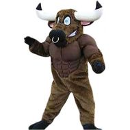 Bull Mascot Costume Character Adult Sz Real Picture Langteng Cartoon