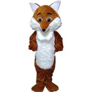 Long Hair Fox Mascot Costume Cartoon Character Adult Sz Langteng（TM）