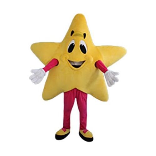  Yellow Star Mice Mascot Costume Character Adult Sz Real Picture Langteng Cartoon