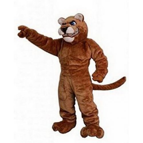  Power Cat Cougar Mascot Costume Character Adult Sz Real Picture Langteng Cartoon