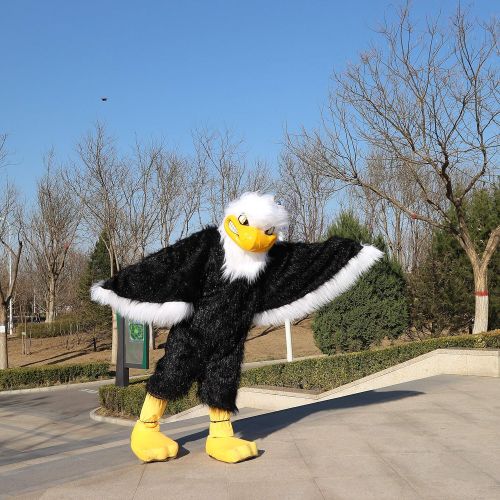  American Eagle Mascot Costume Cartoon Character Adult Sz Real Picture Langteng