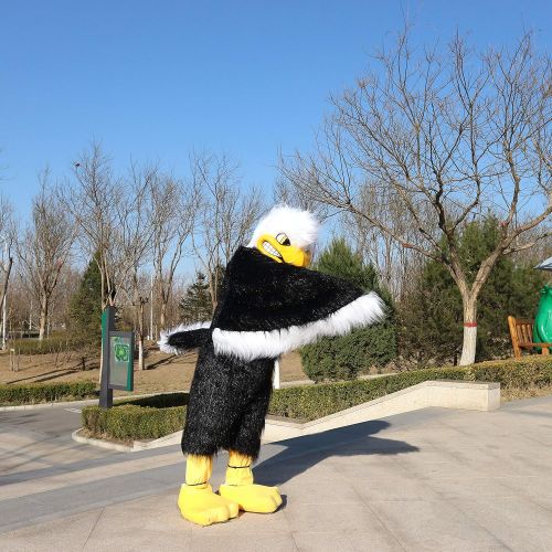  American Eagle Mascot Costume Cartoon Character Adult Sz Real Picture Langteng