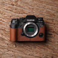 Lannmart Handmade Genuine Leather Camera case Video Half Bag